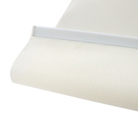 Store enrouleur électrique occultant total, type à tirer, personnalisable, avec revêtement en téflon, pour bureau, chambre, salle de bain, ignifuge et imperméable