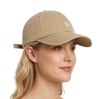 Gorra de Béisbol Ajustable de Alta Calidad para Hombre, Mezcla de Poliéster y Algodón, Estilo Urbano, Bordada, Deportiva, Personalizable al por Mayor