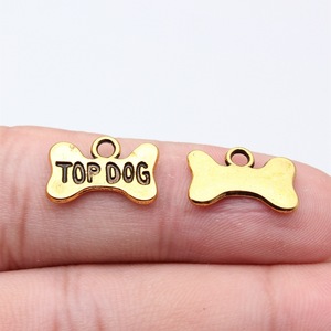 Pendentif Breloque Os de Chien en Alliage de Zinc Métal Mixte <span class=keywords><strong>pour</strong></span> <span class=keywords><strong>Collier</strong></span>, Bracelet, Porte-clés <span class=keywords><strong>pour</strong></span> Animaux de Compagnie, Fournitures d'Artisanat, Étiquette DIY - Product Image 4