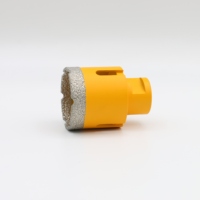 Forets diamantés brasés sous vide sec de qualité supérieure pour scie cloche granit marbre 45mm haute qualité