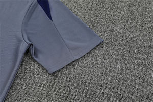 Uniformes de Fútbol de Verano, Conjunto de Entrenamiento de Manga Corta, Jersey 25/26 París, Transpirable, Poliéster de Secado Rápido, Cuello Redondo, Unisex, Deportivo - Product Image 3