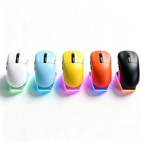 เมาส์เกมมิ่งไร้สาย RGB Backlit ชาร์จได้ ออกแบบตามหลักสรีรศาสตร์ 5 ปุ่ม สามโหมด เชื่อมต่อบลูทูธ สำหรับพีซีและแล็ปท็อป - Product Image 1