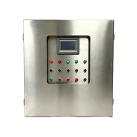 Boîtier en acier inoxydable sur mesure pour variateur de fréquence, unité PLC intégrée, HMI, SCADA, contrôle de surveillance et appareillage de commutation