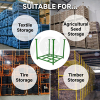 Étagère de stockage pliable en acier durable haute capacité 2400 lb pour la logistique de marchandises