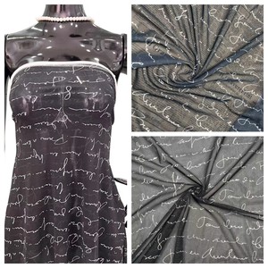 New Arrival Bán Buôn Chất Lượng Cao Spandex In Ấn Lưới In Kỹ Thuật Số Từ Thiết Kế Cho Mùa Hè Mặc - Product Image 1