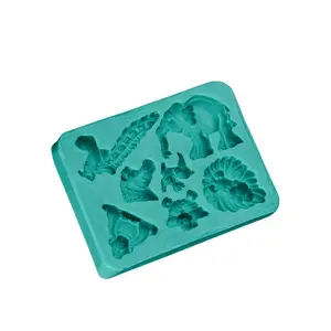 Personalizzato Diversi Animali di Figura Della Torta Del Silicone di Strumenti di Creazione di gioielli Per Fondente