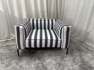 Muebles Disen para Exteriores, Sofá Individual con Estructura Metálica, Sofá de Jardín Impermeable, Conjunto de Sofás para Exteriores - Product Image 2