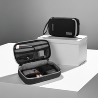 Étui de rangement pour appareils électroniques de voyage, portable, durable, étanche, antichoc, anti-poussière, en polyester, organisateur de câbles pour écouteurs, pour téléphone