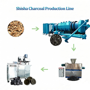 Turnkey Biomass Waste to Charcoal Project Complete Charcoal Production Line from Crushing to Packaging - Product Image 1