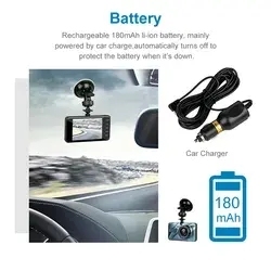 4 Inch Car <strong>Dvr</strong> Dual Camera Car Dash Cam Front and Rear Smart <strong>Carro</strong> Driving Recorder Dash Cam for Car with Night Vision - Product Image 4