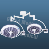 Lámpara Quirúrgica de Doble Cabezal GM500/700 LED sin Sombra para Quirófano, Exámenes, Fototerapia