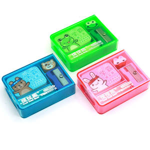 Ensemble de fournitures pour étudiants dessin animé <span class=keywords><strong>lapin</strong></span> papeterie scolaire directe d'usine avec gomme porte-stylo <span class=keywords><strong>taille</strong></span>-<span class=keywords><strong>crayon</strong></span> pour enfants - Product Image 6