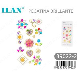Adesivi con strass brillanti ILAN 39022-2 per decorazioni unghie - Product Image 3