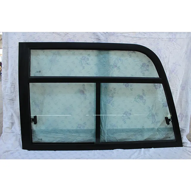 Salidas de fábrica ventana lateral media ventanas correderas de coche con vidrio transparente