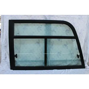 factory outlets middle side window car sliding windows with Transparent Glass