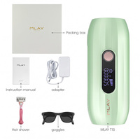 Appareil d'épilation IPL à refroidissement par glace pour usage domestique OEM ODM avec flash rapide en 0,5s, capteur de peau intelligent et 5 niveaux d'énergie réglables