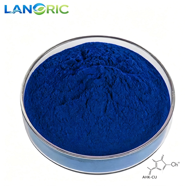 Cosmetic Raw Material 99% Purity Ahk-cu Powder Blue Copper Powder Ahk-cu