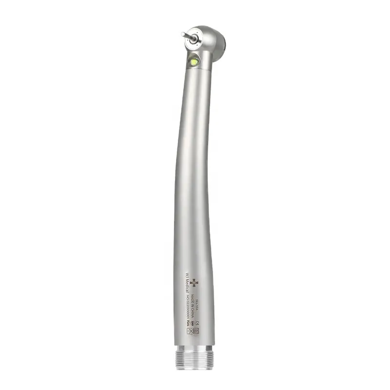 歯科用ハンドピース2穴プッシュボタンセラミックベアリングステンレス鋼Led高速歯科用ハンドピース