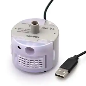 USB su pompası mini DIY kediler Pet içme çeşmesi filtre düşük gürültü fırçasız Motor dalgıç pompa