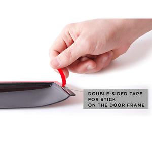 Déflecteurs de vitre de voiture, 4 pièces, faces en acrylique noir, pour VW <span class=keywords><strong>GOLF</strong></span> MK5 2004-2009, pare-choc <span class=keywords><strong>5</strong></span> portes, JDMotorsport88 - Product Image 6