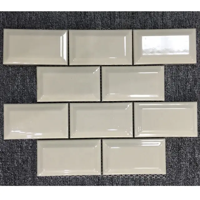 Kitchen Bathroom Ceramic Wall Tile Matt Glossy Glass Subway Tile