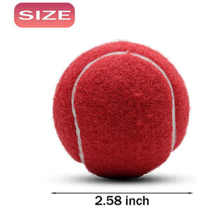Pelotas DE TENIS OLLANY Factory de color rojo con tela de goma - Product Image 1
