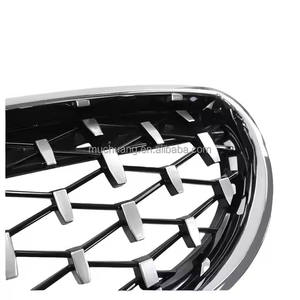 2004-2009 pour <span class=keywords><strong>BMW</strong></span> série 5 E60 E61 <span class=keywords><strong>grille</strong></span> de pare-chocs avant argent ABS maille grilles de course nouvelle <span class=keywords><strong>grille</strong></span> de Ventilation de radiateur d'admission d'air - Product Image 6