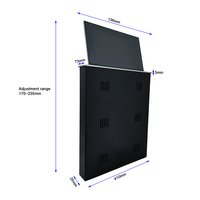 Équipement de système de conférence en gros facile à installer moniteur à écran LCD caché motorisé Pop up Lift pour bureau salle de réunion