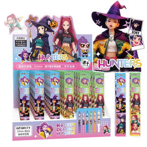 <span class=keywords><strong>Serie</strong></span> Halloween Transfronteriza KPOP Witch Hunting Group, Caja Sorpresa, Figura de Acción, <span class=keywords><strong>Anime</strong></span> Coreano, Witch Hunting Group, Bolígrafo Negro Neutro - Product Image 1