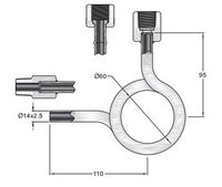 Tuyau de siphon en acier inoxydable forgé SS316 Hikelok à raccord rapide, haute pression, flexible – Vente chaude