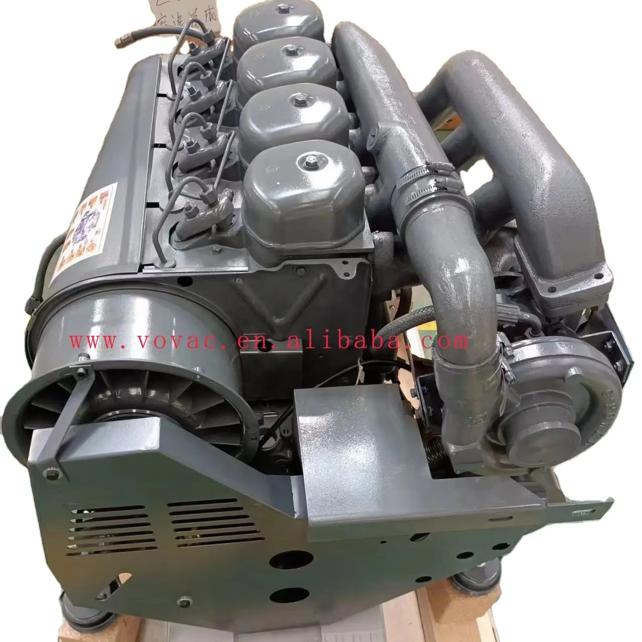 Schlussverkauf F4L912 4-Zylinder luftgekühlter Dieselmotor für Baumaschinen-Generator-Set Wassertumpfset