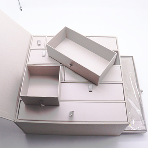 Caja de regalo de memoria personalizada de lujo para recién nacido con cierre magnético, cajones multicapa y carpeta de documentos, caja de embalaje de recuerdo para bebé - Product Image 3