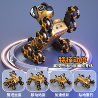 360 Grad Fernbedienung Roboter Stunt Hund Geste Uhr Auto Spielzeug mit Lichtern Musik 2,4 GHz Frequenz USB-Kabel enthalten
