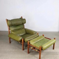 Ensemble de fauteuils de salon de luxe en bois massif et cuir, fauteuils inclinables ergonomiques, pour salle à manger, extérieur, maison, bureau, hôtel