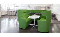 Sofá modular de fácil instalación, mesa moderna, juegos de muebles de oficina