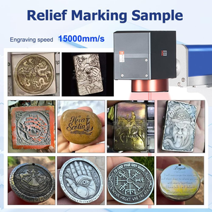 Direto da fábrica 2.5D JPT MOPA Fibra <span class=keywords><strong>Laser</strong></span> Máquina 60W300W Alívio & Deep Metal Gravura - Product Image 4