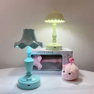 El más nuevo mini Flor Dormitorio Espejo De Tulipanes Lámpara De Mesa Para Dormir Lámpara De Espejo De Tulipán De Nube Hecha A Mano - Product Image 3