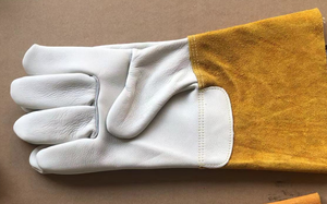 Guanti da Saldatura in Pelle da 12 Pollici con Logo Personalizzato, Guanti da Saldatore in Pelle Bovina per Uomini e Donne - Product Image 2
