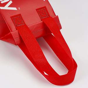 Bolsa Térmica Aislante para Bebidas de Té con Leche, Roja, No Tejida, para Catering, Bolsa Refrigerante para Botellas de Agua con Aislamiento de Papel de Aluminio, Venta al por Mayor de Fabricantes - Product Image 6