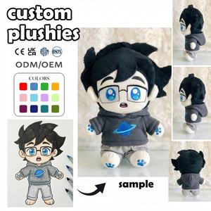 ผู้ผลิตตุ๊กตาขนนุ่มแบบกำหนดเอง MOQ ต่ำ ตุ๊กตาสัตว์น่ารัก ตุ๊กตาชิบิ พิมพ์ลายอุ้งเท้า รายละเอียดผ้าฝ้ายนุ่ม ตุ๊กตาผ้าพลัฌ - Product Image 1