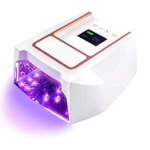 Professional Nail Dryer LCD Touch Display Screen 126W Rechargeable <b>Wireless</b> Cordless UV LED Nail <b>Lamp</b> for Cure All Gels - Product Image 1