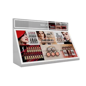 Departemen Display Toko Mebel Toko Kosmetik Makeup Acrylic Kaca Showcase Display Counter Makeup Display Cabinet