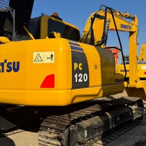 Vente flash : Excavatrice Komatsu 120 de 12 tonnes avec moteur d'origine, livraison rapide, excavatrice d'occasion EPA avec composants de boîte de vitesses et de pompe principaux - Product Image 3