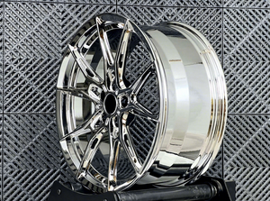 Jantes forgées en aluminium brossé à rebord profond, monobloc, personnalisées, 5 X 114.3, 5 X 120, 5 X 130, 17, 18, 19, 20, 21, 22 pouces, neuves, pour <span class=keywords><strong>BBS</strong></span>, <span class=keywords><strong>BMW</strong></span>, Porsche - Product Image 2