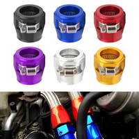 Colliers de serrage universels pour tuyaux hexagonaux de voiture AN4 AN6 AN8 AN10 AN12, collier de serrage pour radiateur modifié, clip pour tuyau de carburant, boucle pour tuyau, collier de serrage pour extrémité d'huile