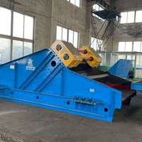 Zwei Vibrations motoren Polyurethan sieb mit einer Kapazität von 300 t/h für den Erzbau Minerals ieb HenVibrations sieb