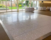 Piste de danse LED ciel étoilé pour décoration de mariage