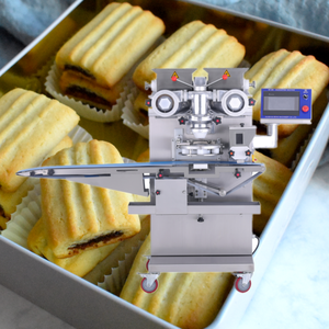 Barra de fecha automática, barra de fruta, máquina de incrustación y formación de barras, extrusión de higo Newton, máquina de envasado de barras de higo, certificación CE - Product Image 1