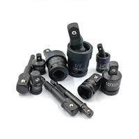 10 piezas de Material CRMO juntas giratorias universales neumáticas AD-Rod adaptadores de impacto de alta calidad en un conjunto de juegos de herramientas manuales