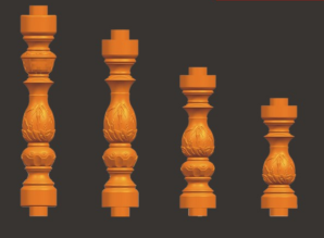 แม่พิมพ์ปั้นคอนกรีตราวบันไดพลาสติก ABS แข็งแรงทนทานความสูง40-70ซม. - Product Image 6